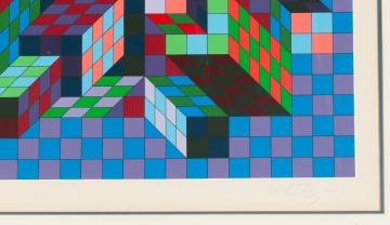 Victor Vasarely (French/Hungarian, 1906-1997) "Sirt-Mc"