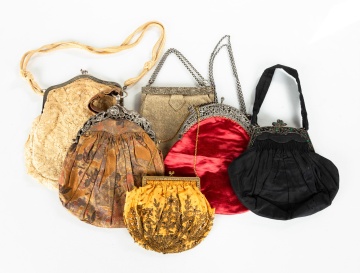 Six Antique Ladies' Evening Bags