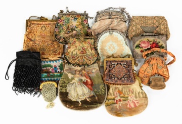 Group of Antique Ladies' Evening Bags and Change Purses