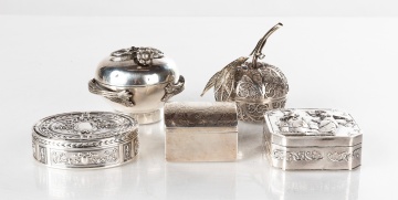 19th & 20th Century Silver and Sterling Silver Boxes