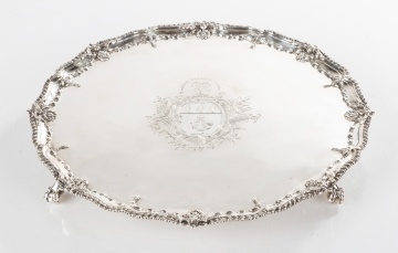 18th Century Silver Salver