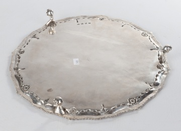 18th Century Silver Salver