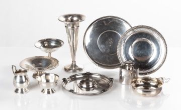 Group of Sterling and Silver-Plate