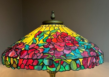 Rare Duffner & Kimberly Peony Floor Lamp