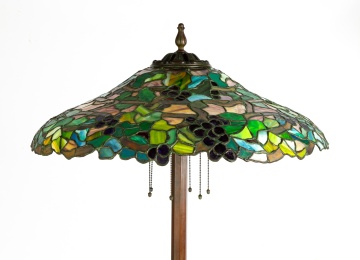 Duffner & Kimberly Grape Mosaic Floor Lamp