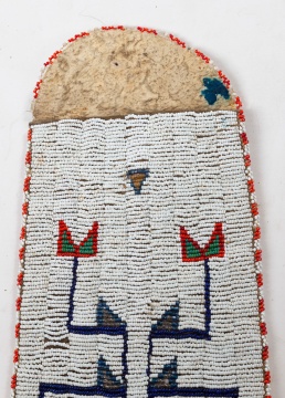 Sioux Beaded Bag with Tinkling Cones