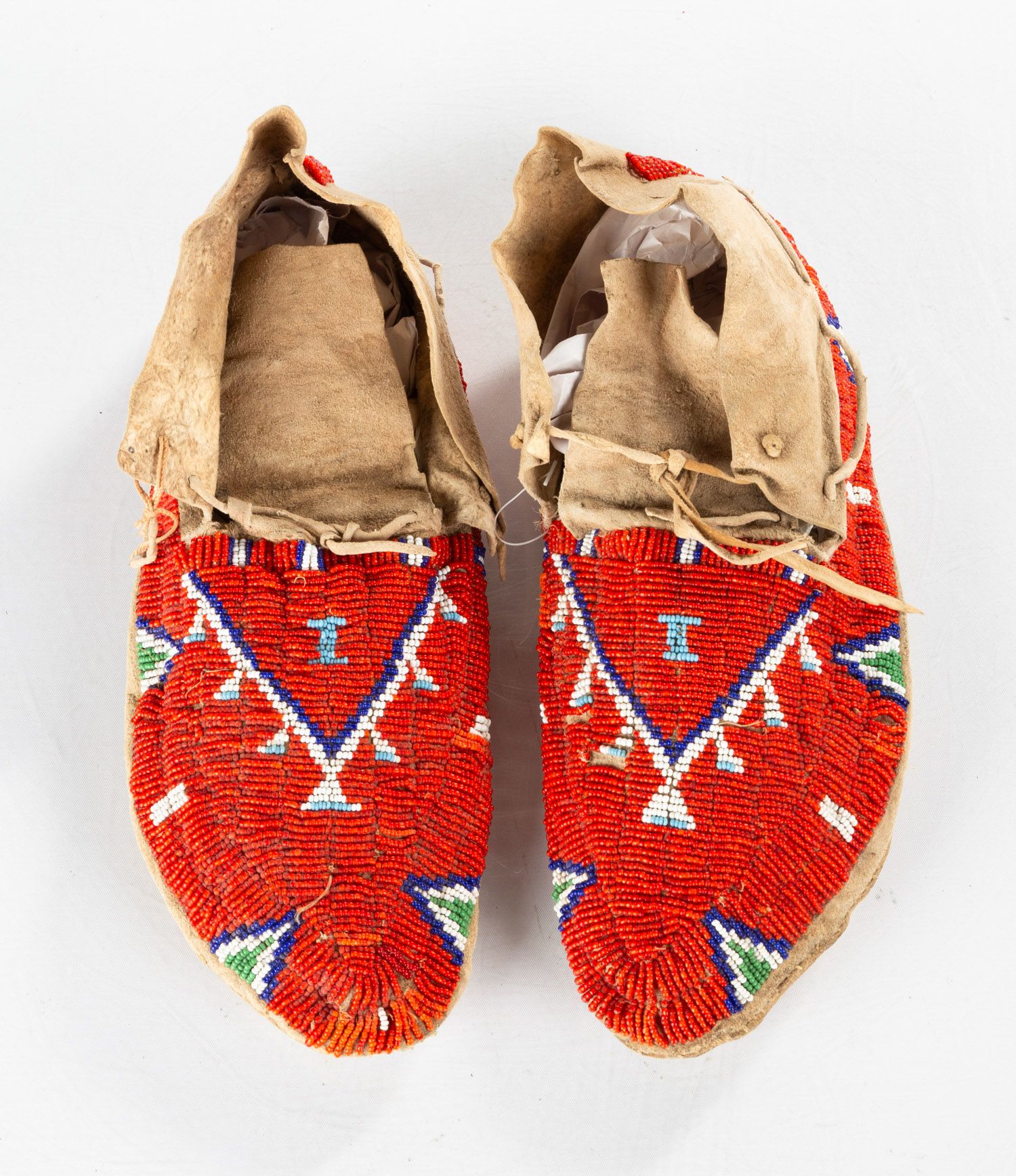 Native American Beaded Moccasins | Cottone Auctions