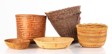 Group of Native American Baskets