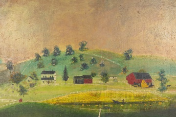 Folk Art Landscape Painting