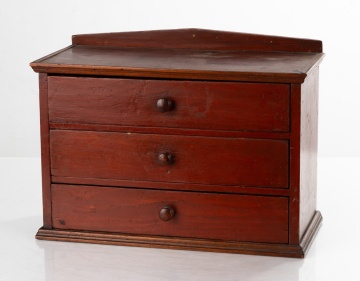 American Pine Three-Drawer Cabinet