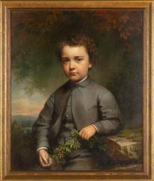 William Ruthven Wheeler (1832-1893) Portrait of James Loomis Nichols, 1870