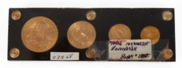U.S. Liberty $20, $10, $5, & $2.50 Gold Coins