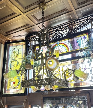 Art Nouveau Chandelier, Attributed to Edward F. Caldwell & Co.