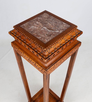 Oriental Marble Top Pedestal