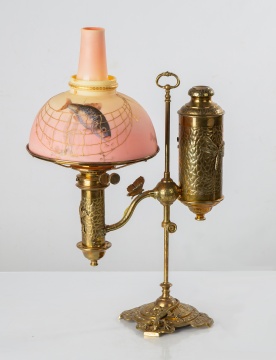 Rare & Unique Mount Washington Burmese Student Lamp