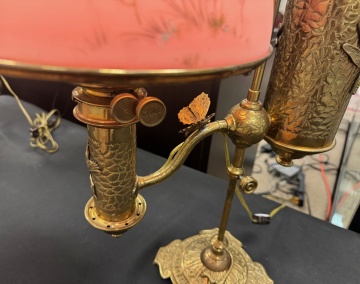 Rare & Unique Mount Washington Burmese Student Lamp