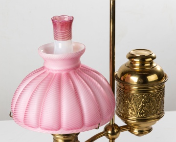 19th Century Student Lamp