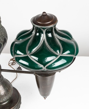 Moorish Double Student Lamp, Attributed to Revere