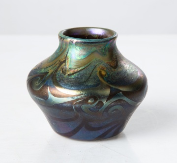 Attributed to Tiffany Studios, Decorated Vase