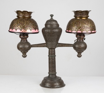 Moorish Double Student Lamp