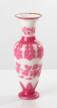 Mount Washington Pink Cameo Vase