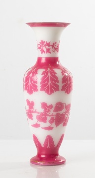 Mount Washington Pink Cameo Vase