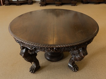 R. J. Horner Winged Maiden Oak Dining Table