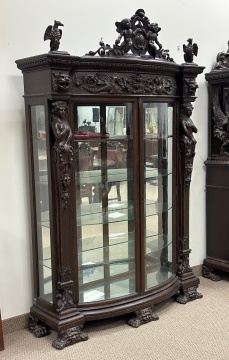 R. J. Horner Oak China Cabinet