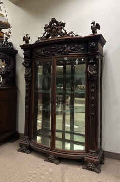 R. J. Horner Oak China Cabinet