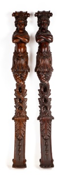 Pair of Architectural Elements, Attributed to R. J. Horner