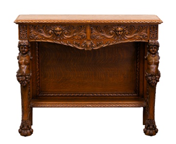 Attributed to R. J. Horner Oak Side Table