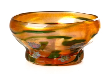 Tiffany Studios Millefiore Paperweight Bowl