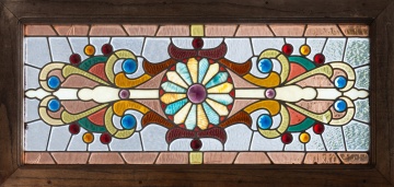 Leaded Glass Medallion Window