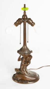 Fine and Rare Handel Aquarium Lamp