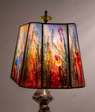 Fine and Rare Handel Aquarium Lamp