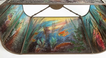 Fine and Rare Handel Aquarium Lamp