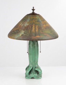 Handel Woodland Landscape Lamp, No. 5673