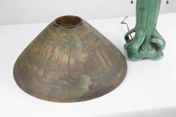 Handel Woodland Landscape Lamp, No. 5673