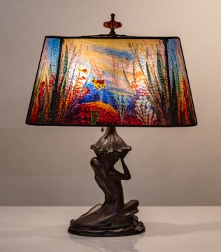 Rare Handel Aquarium Lamp