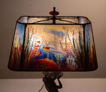 Rare Handel Aquarium Lamp