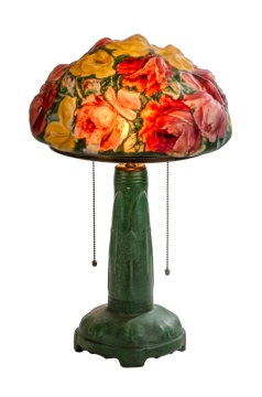 Pairpoint Puffy Rose Lamp