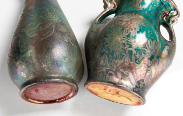 Two Weller Sicard Art Pottery Vases