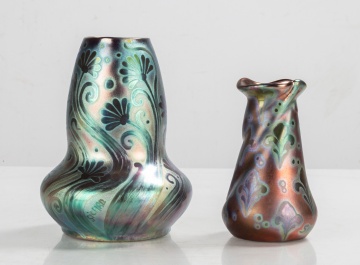 Two Weller Sicard Art Pottery Vases