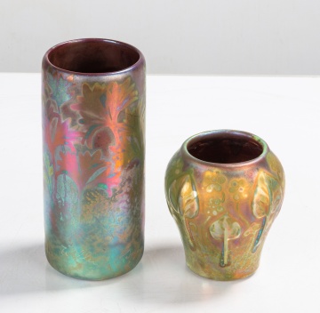 Two Weller Sicard Art Pottery Vases