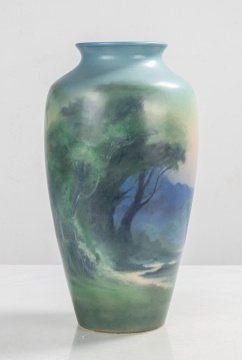 Rookwood Pottery Scenic Vellum Vase