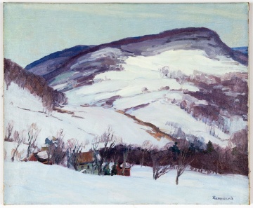 George A. Renouard (American, 1884-1954) "Winter Scene"