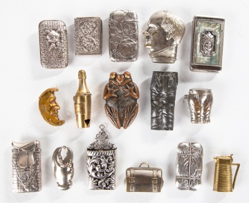 Group of 19th Century and Early 20th Century Match Safes