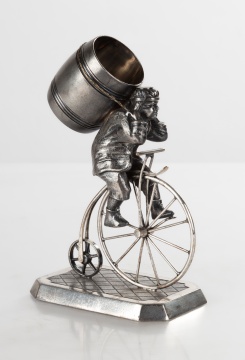 Unusual High Wheel Bicycle Toothpick Holder