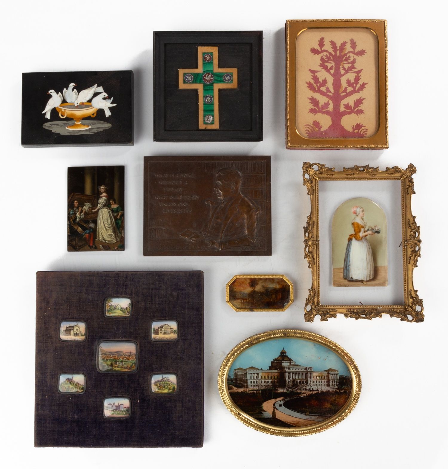 Miscellaneous Miniatures, Plaques, Pietra Dura | Cottone Auctions