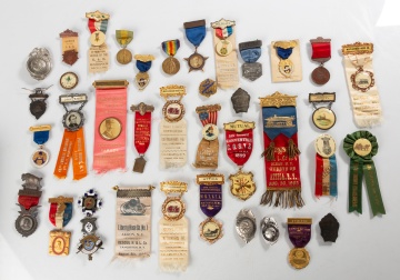 Vintage Collection of Mostly Firemen Medals & Ribbons